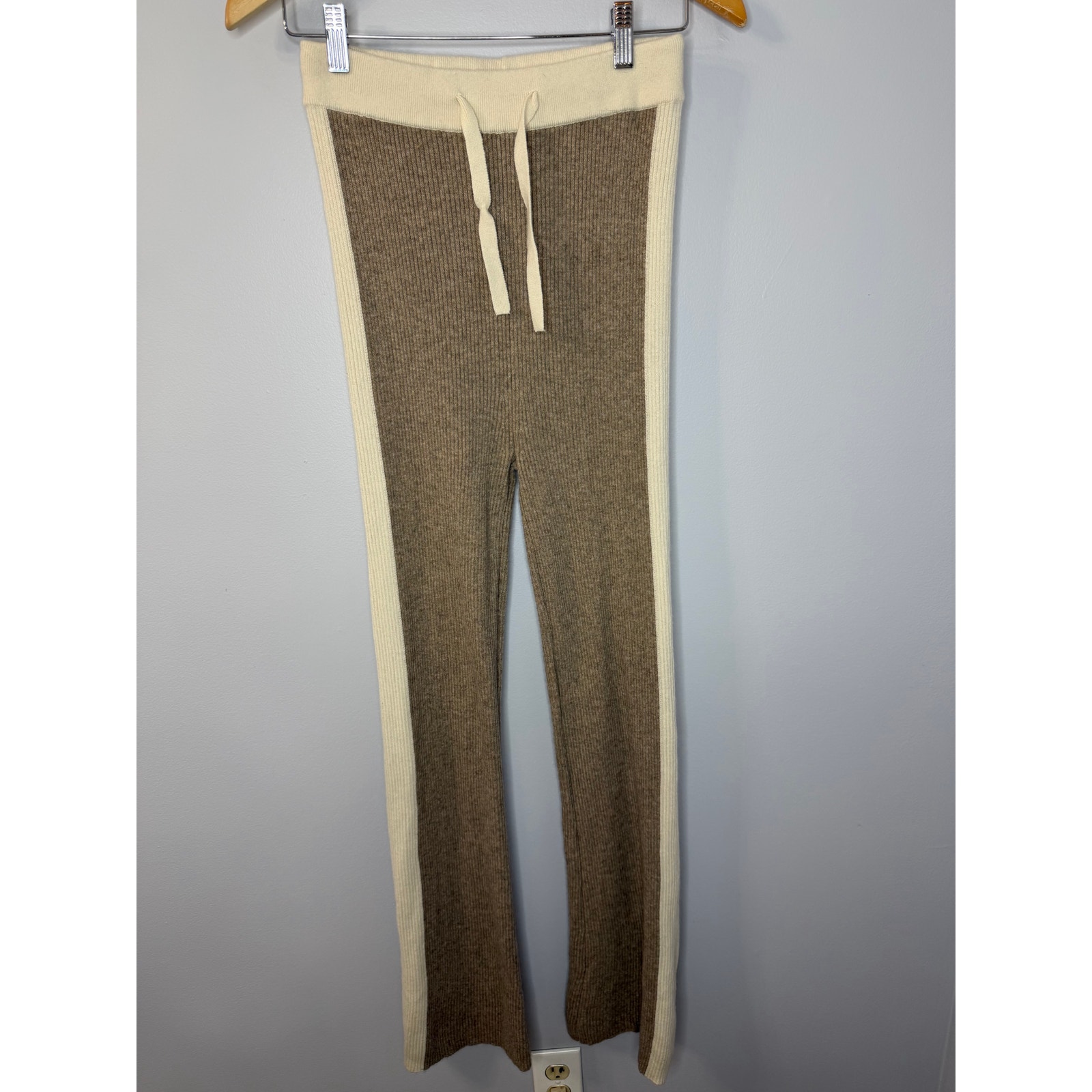 My Sunday Ski Pants Knit Cashmere Blend Drawstring Travel Women's S — image 2 of 8